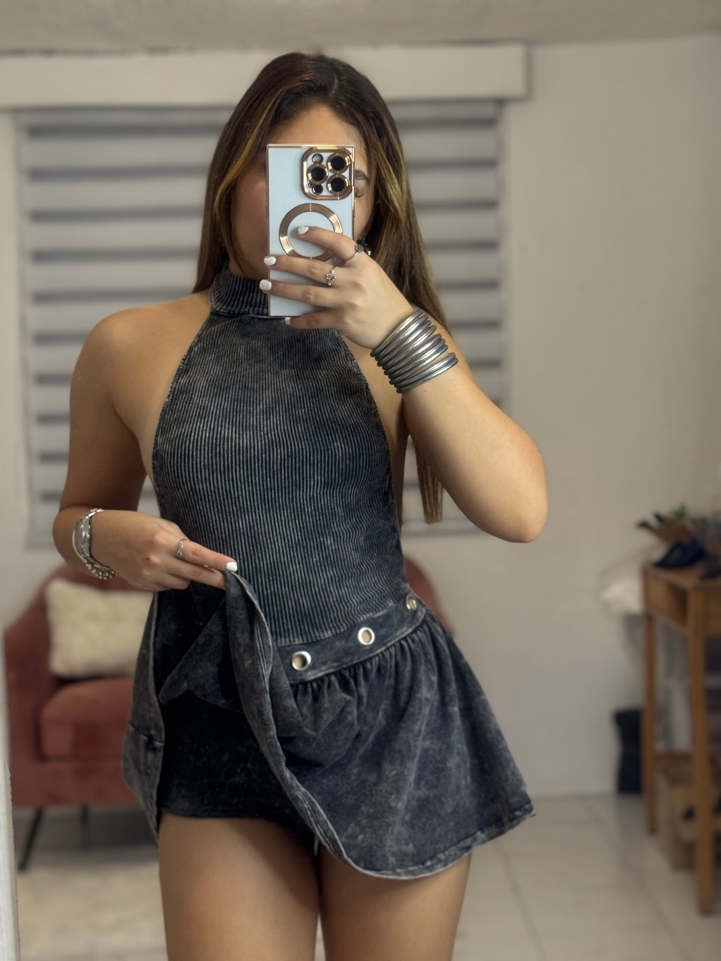 Mineral Wash Romper