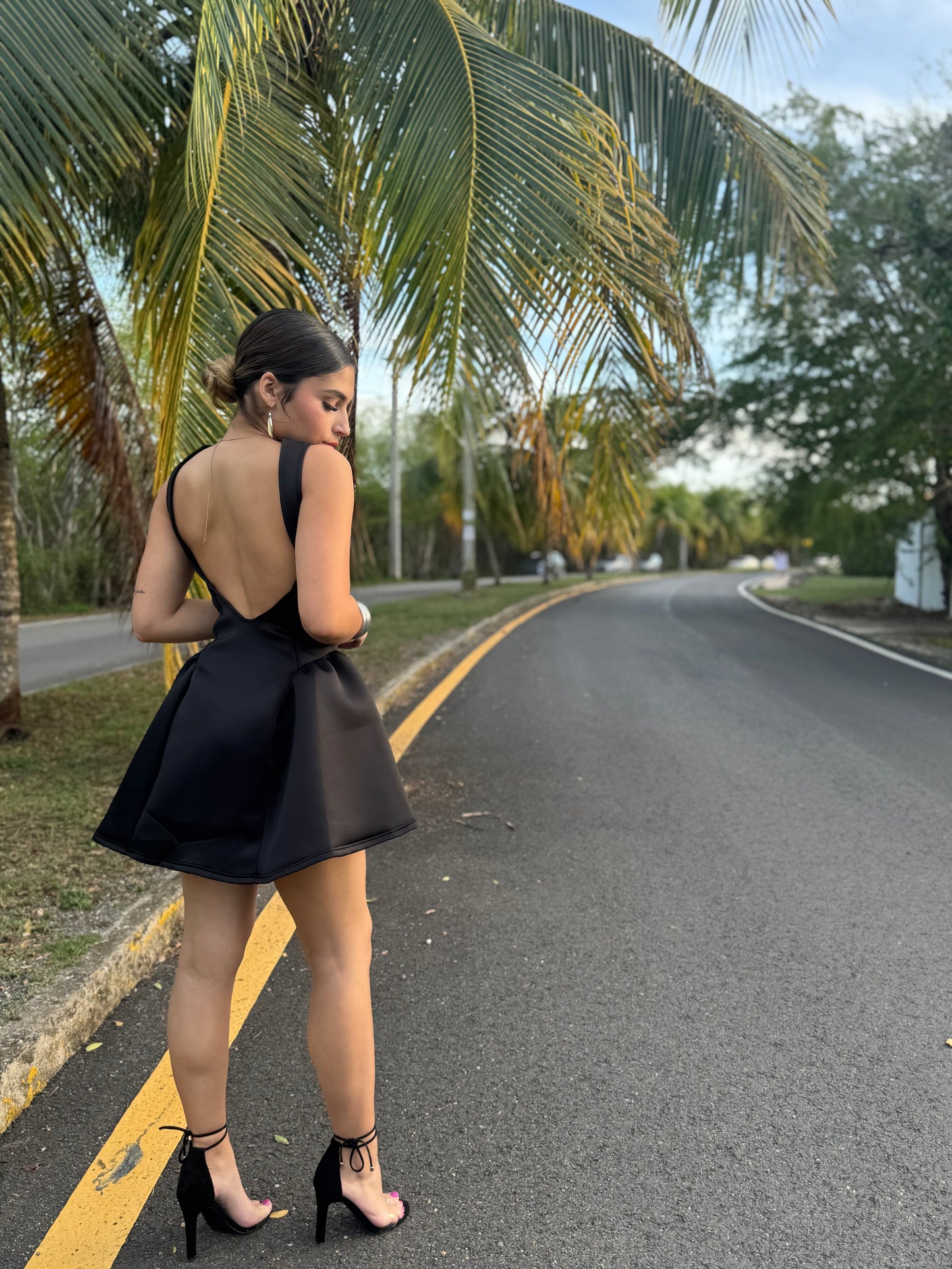 Rosetta Dress Black