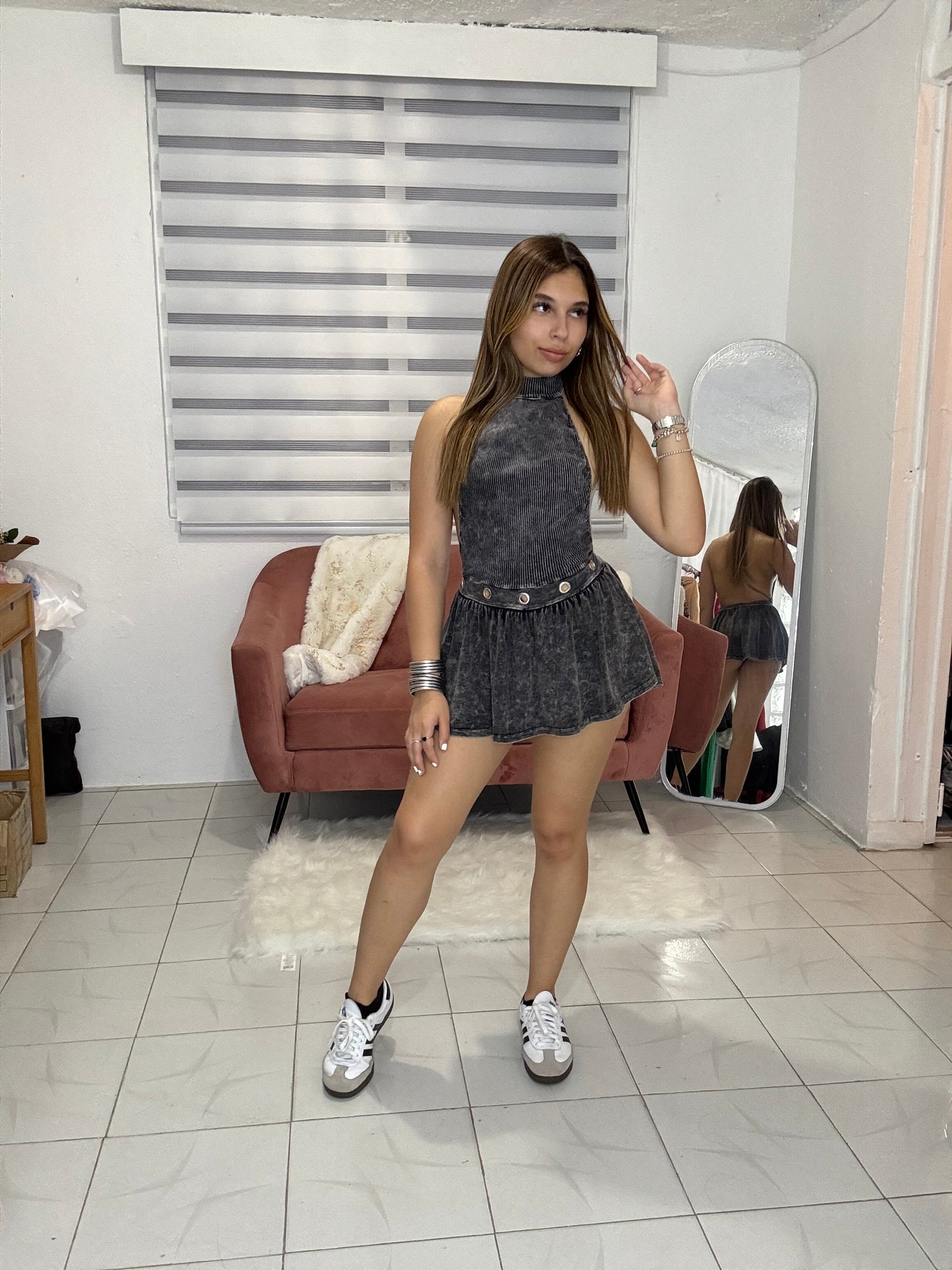 Mineral Wash Romper