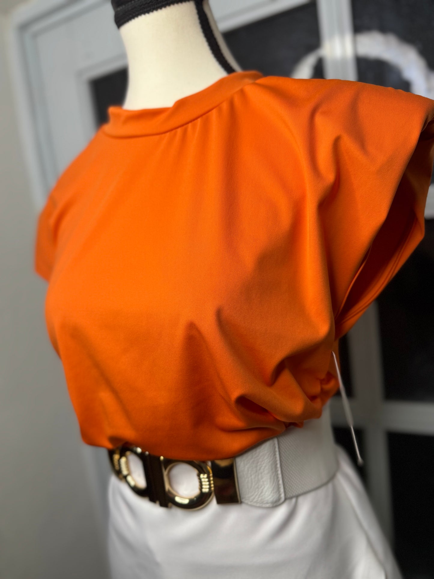 Carl Top in Orange