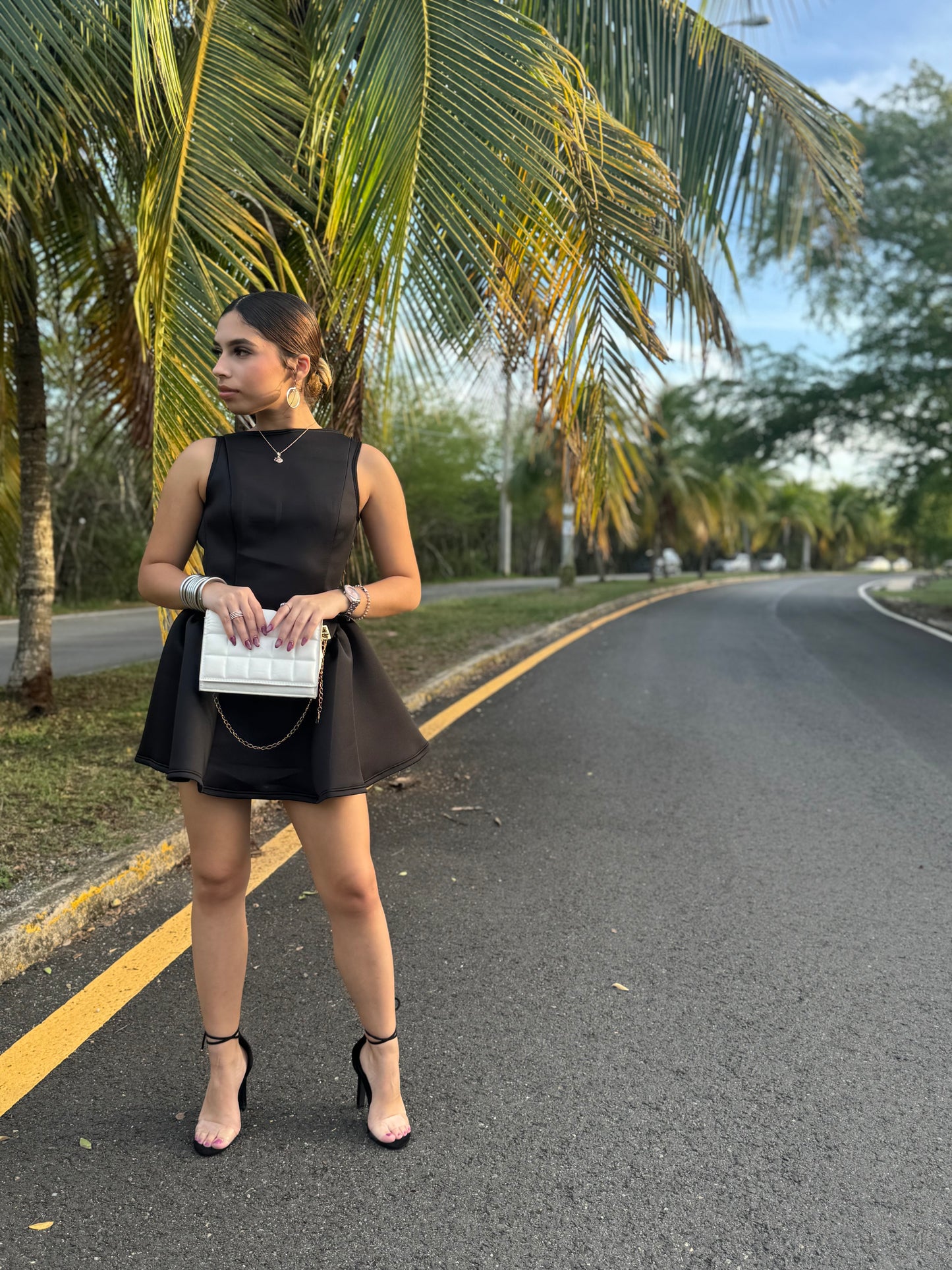 Rosetta Dress Black