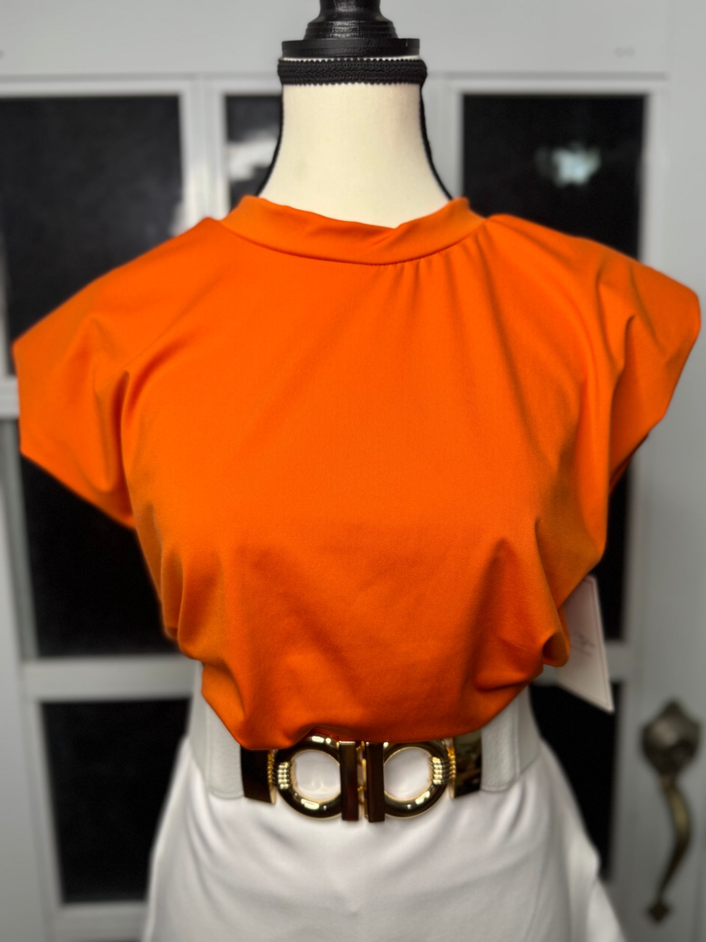 Carl Top in Orange