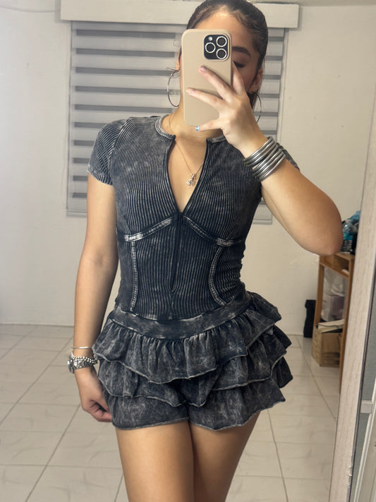Mineral Flower Romper