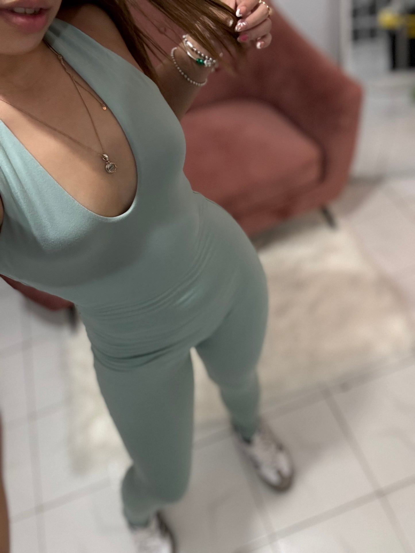 Mint Jumpsuit